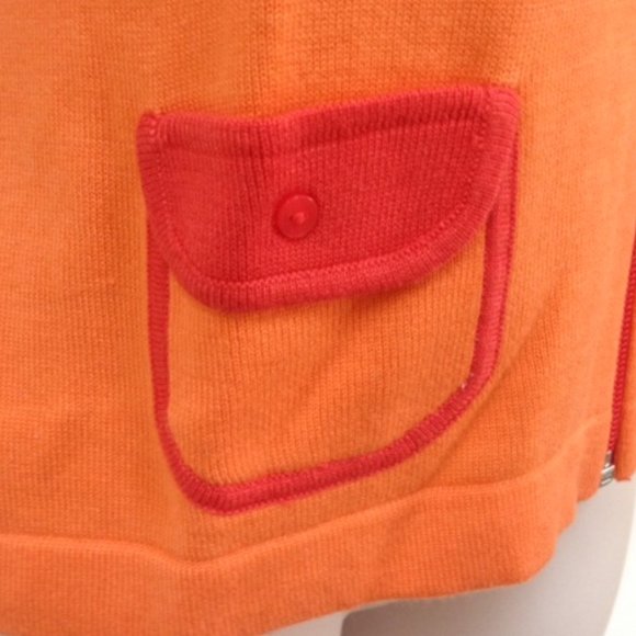 i.e. Relaxed Petite Hooded Cardigan, Size PL, 52% Nylon,48% Rayon - Picture 2 of 4